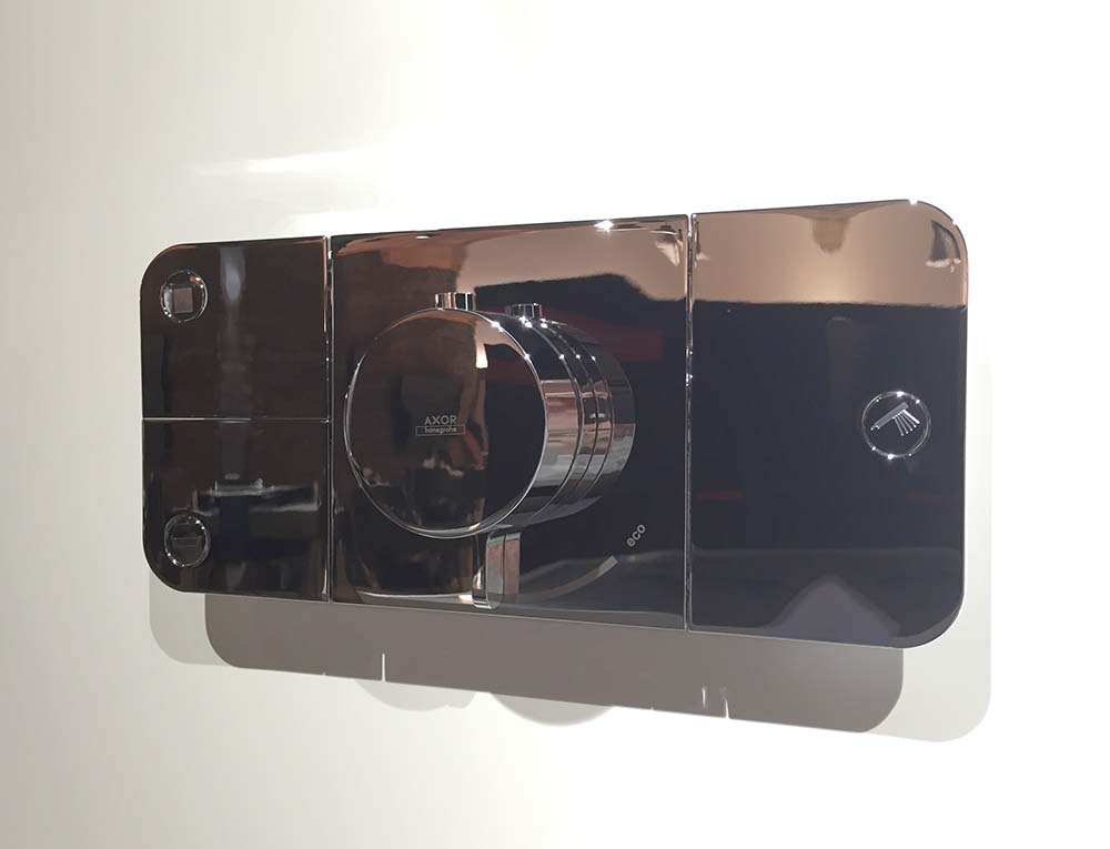 axor one shower controls at cphart london 2
