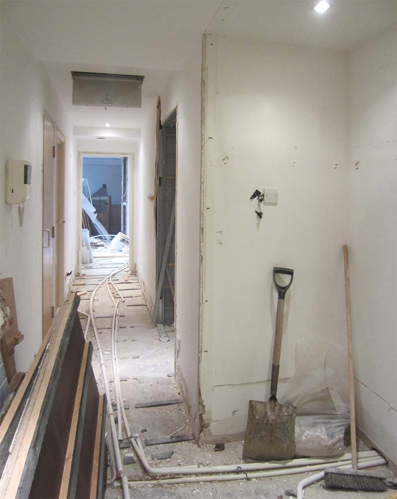 london farringdon hallway interior design