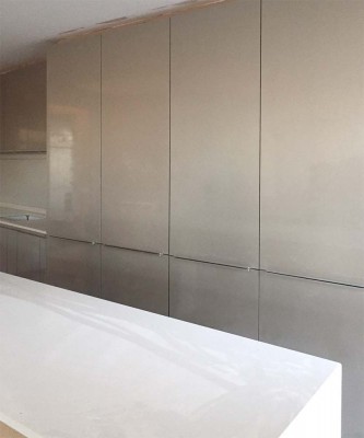 london interior design kitchen island progress