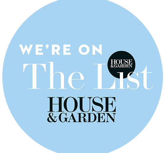 We’re now on House & Garden’s ‘The List’