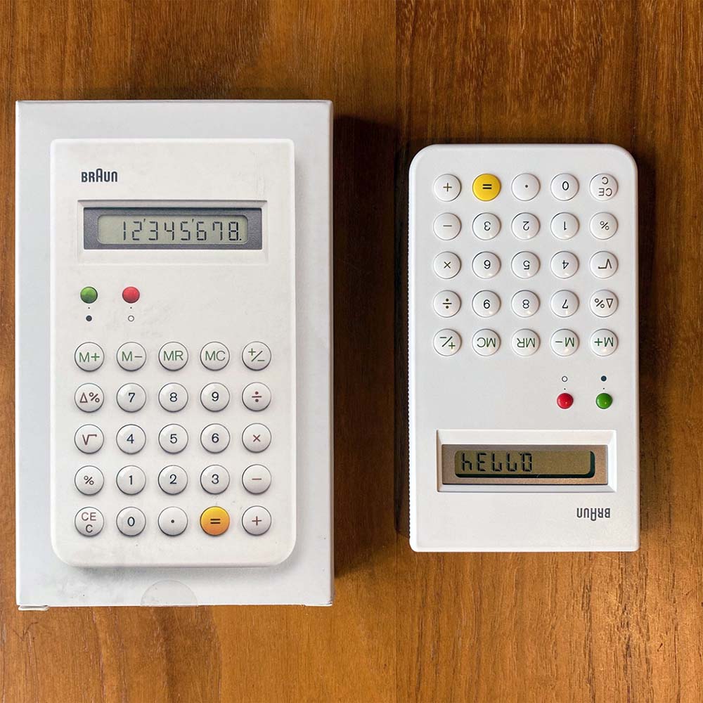 braun calculator greatest design products