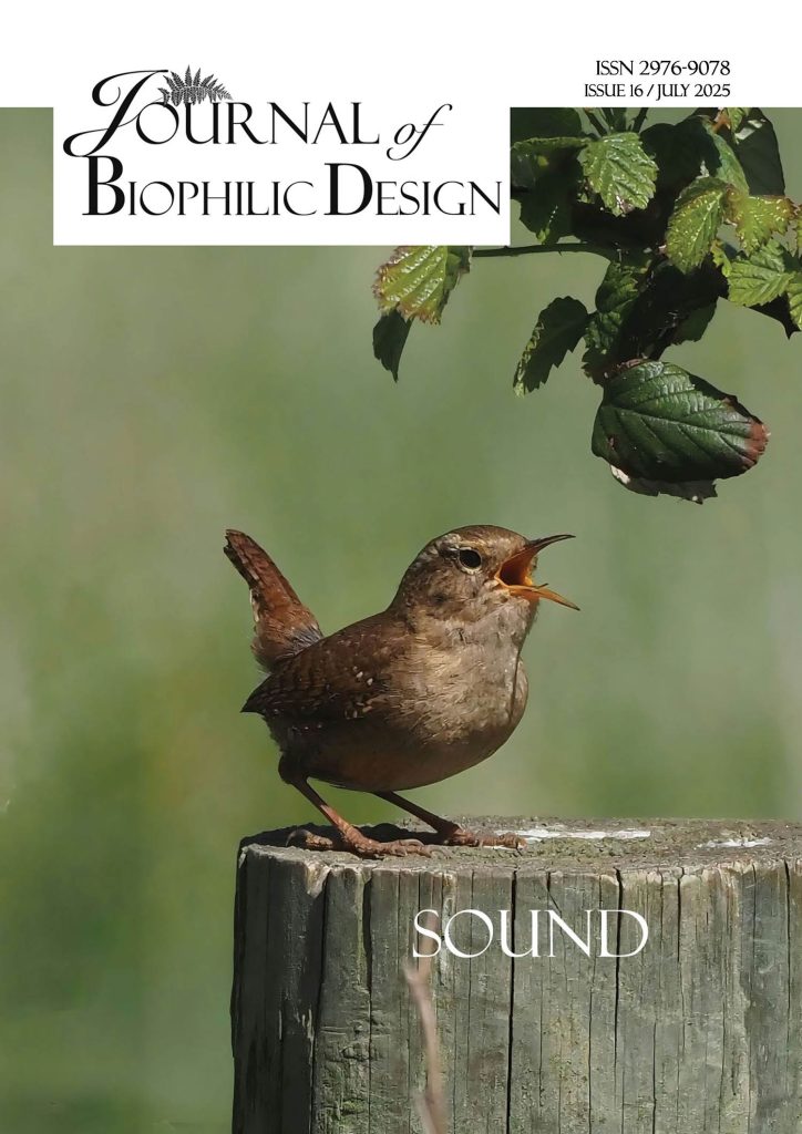journal of biophilic design - sound & acoustics - cover